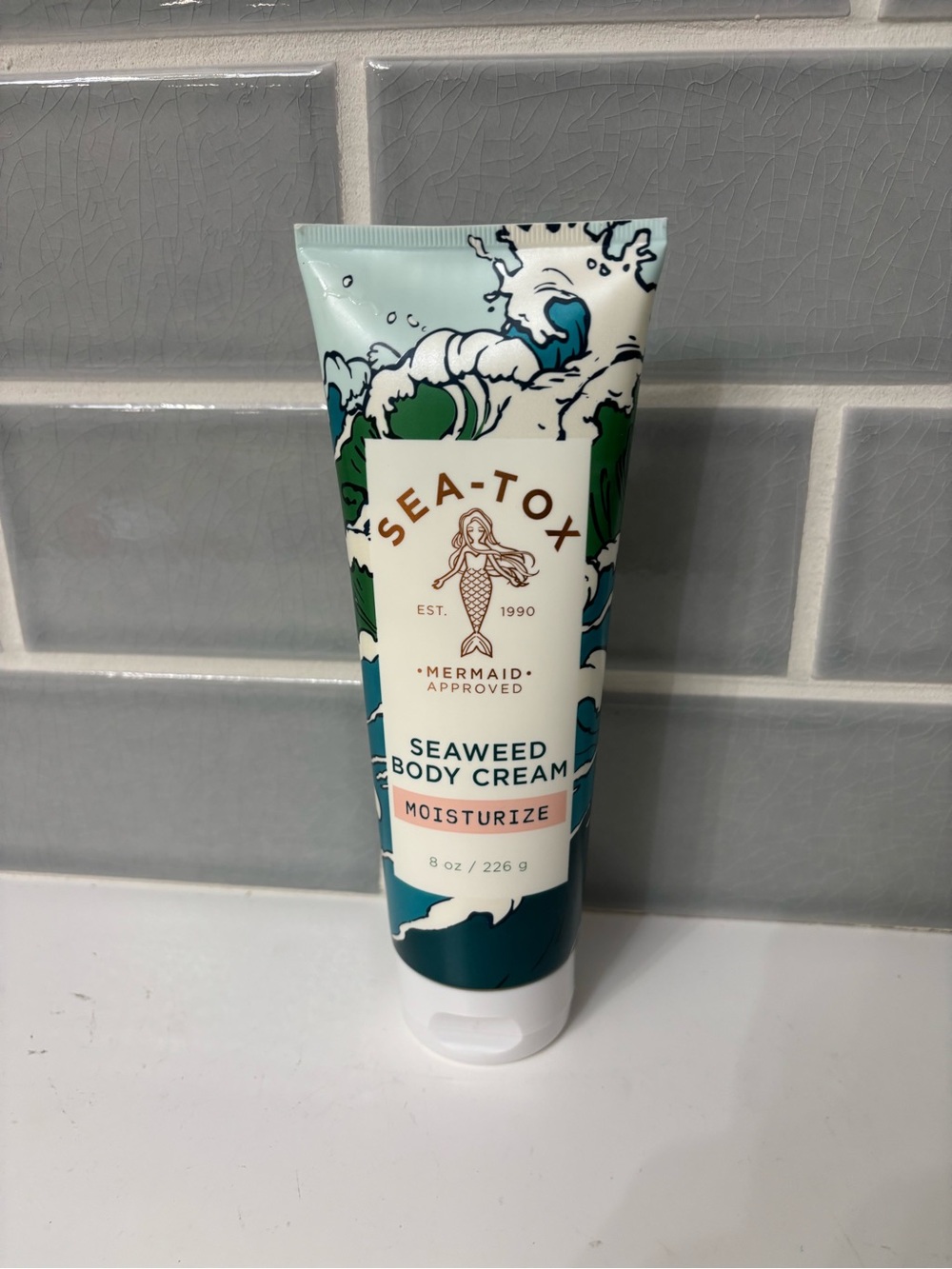 Bath & Body Works SEA-TOX SEAWEED Sea Mineral Body CREAM 8 oz -new